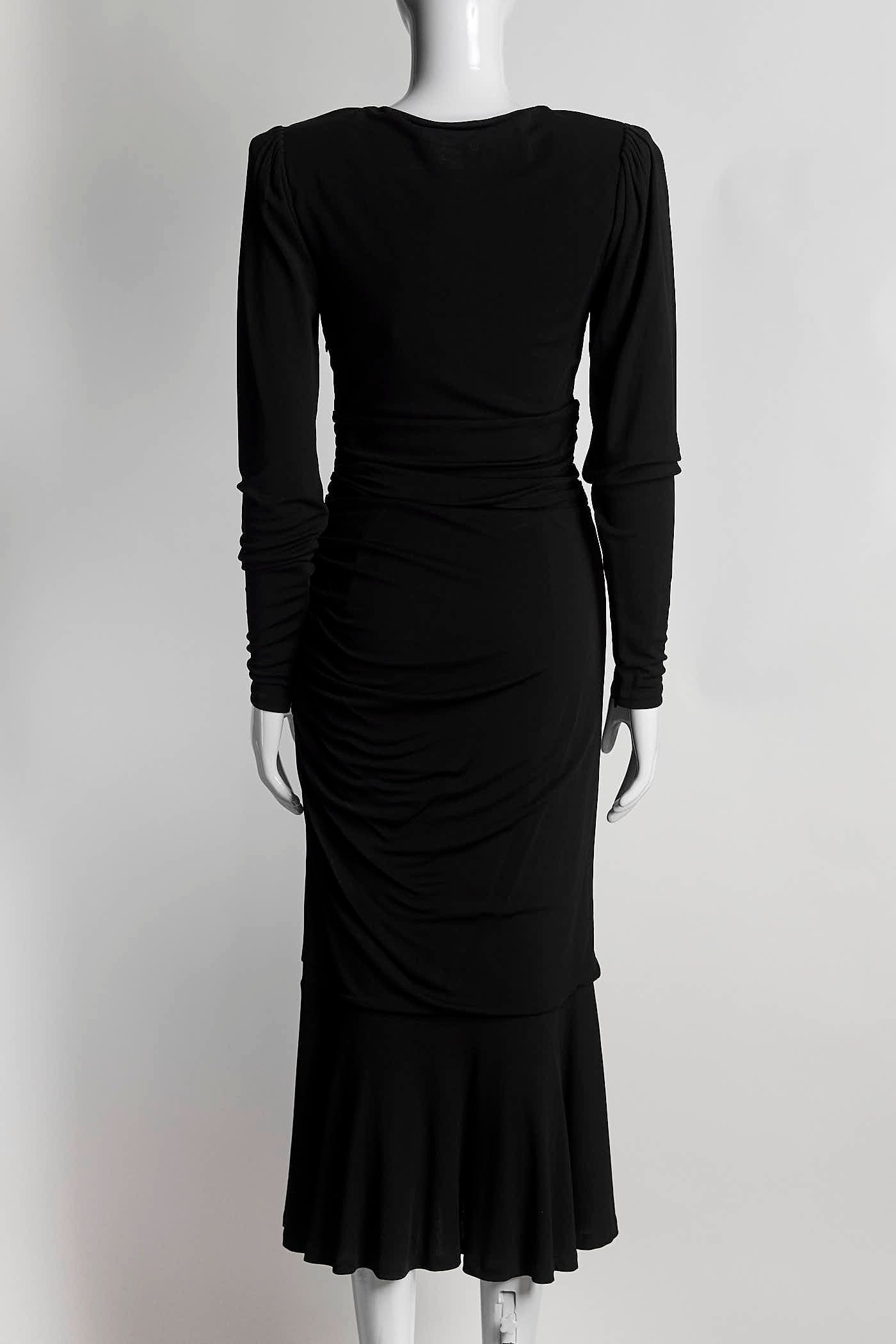 Michael Kors Cutout Black Dress US8