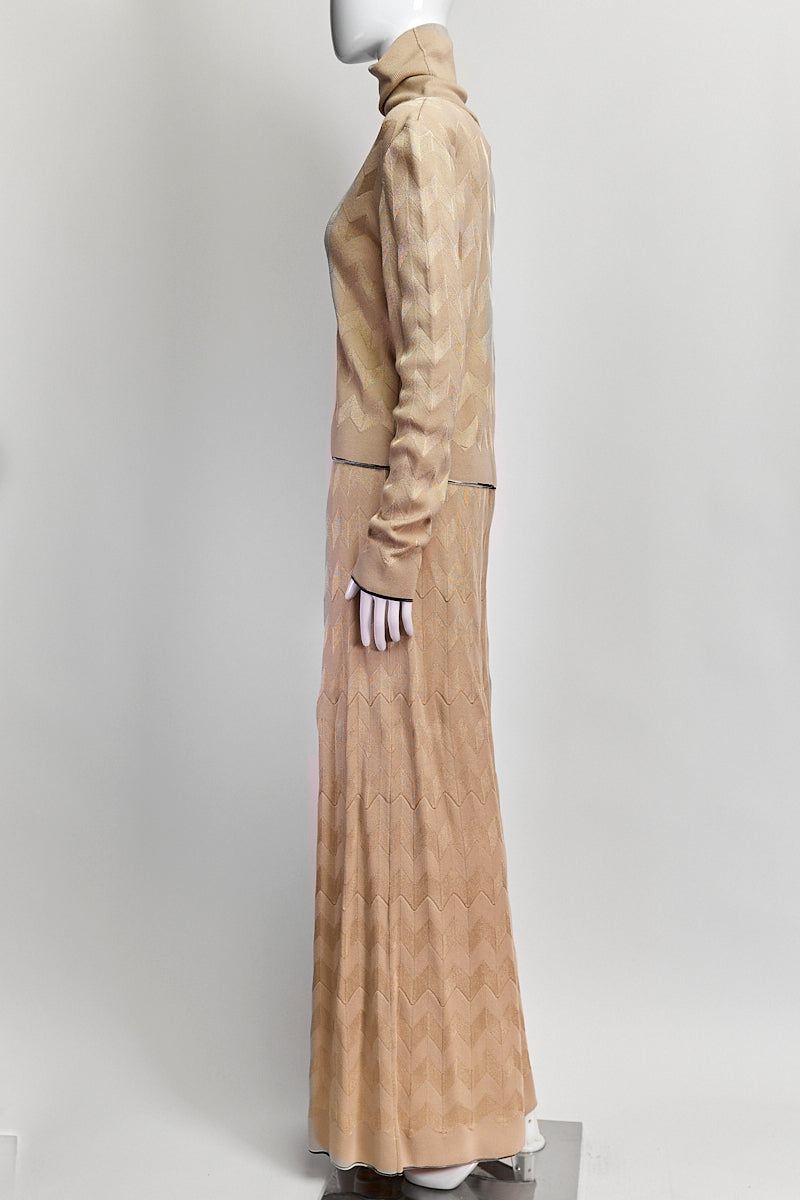 Missoni Ivor Turtleneck Knit Sweater/Pant IT 40