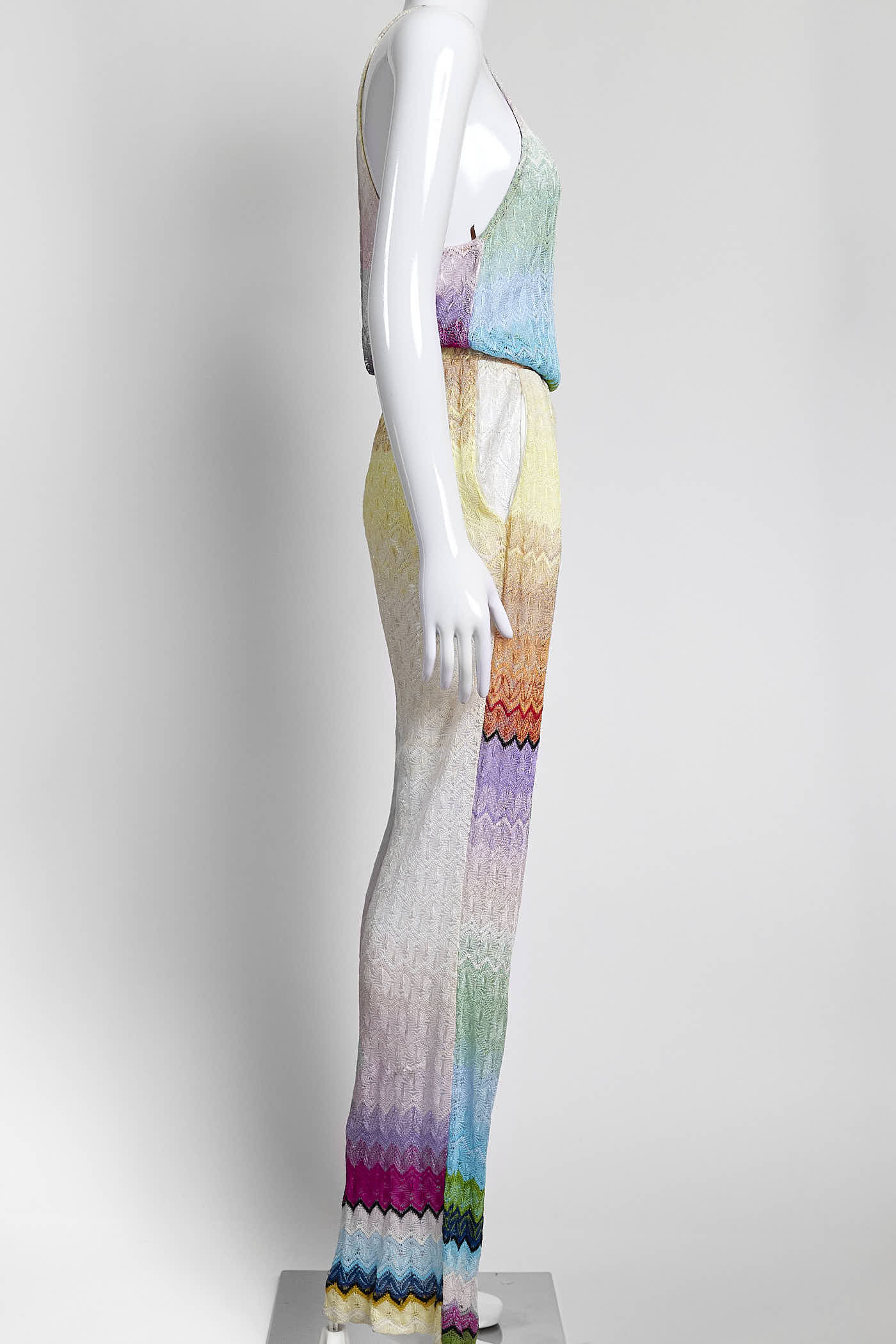 Missoni Light Multicolor Sleeveless Jumpsuit M