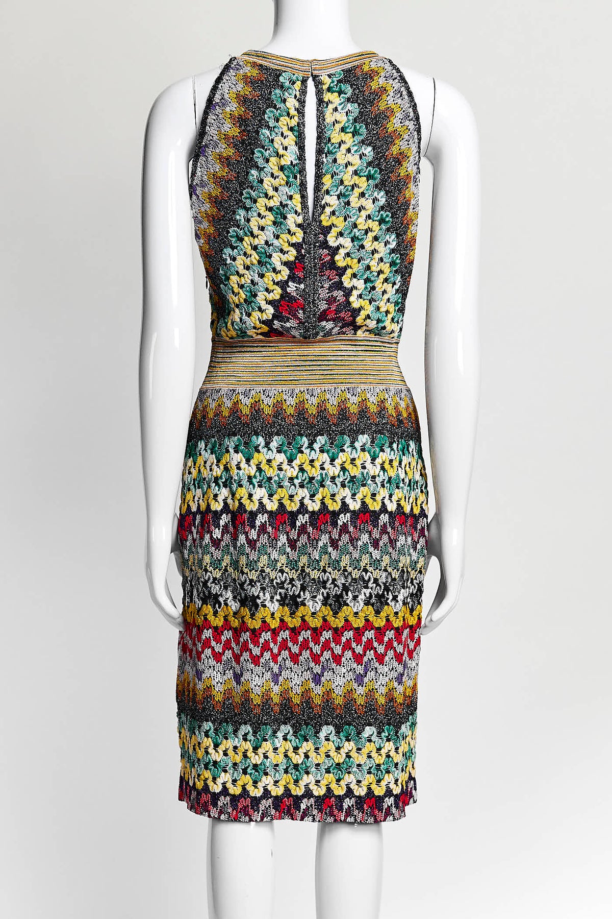 Missoni Multicolor Kint Sleeveless Dress S