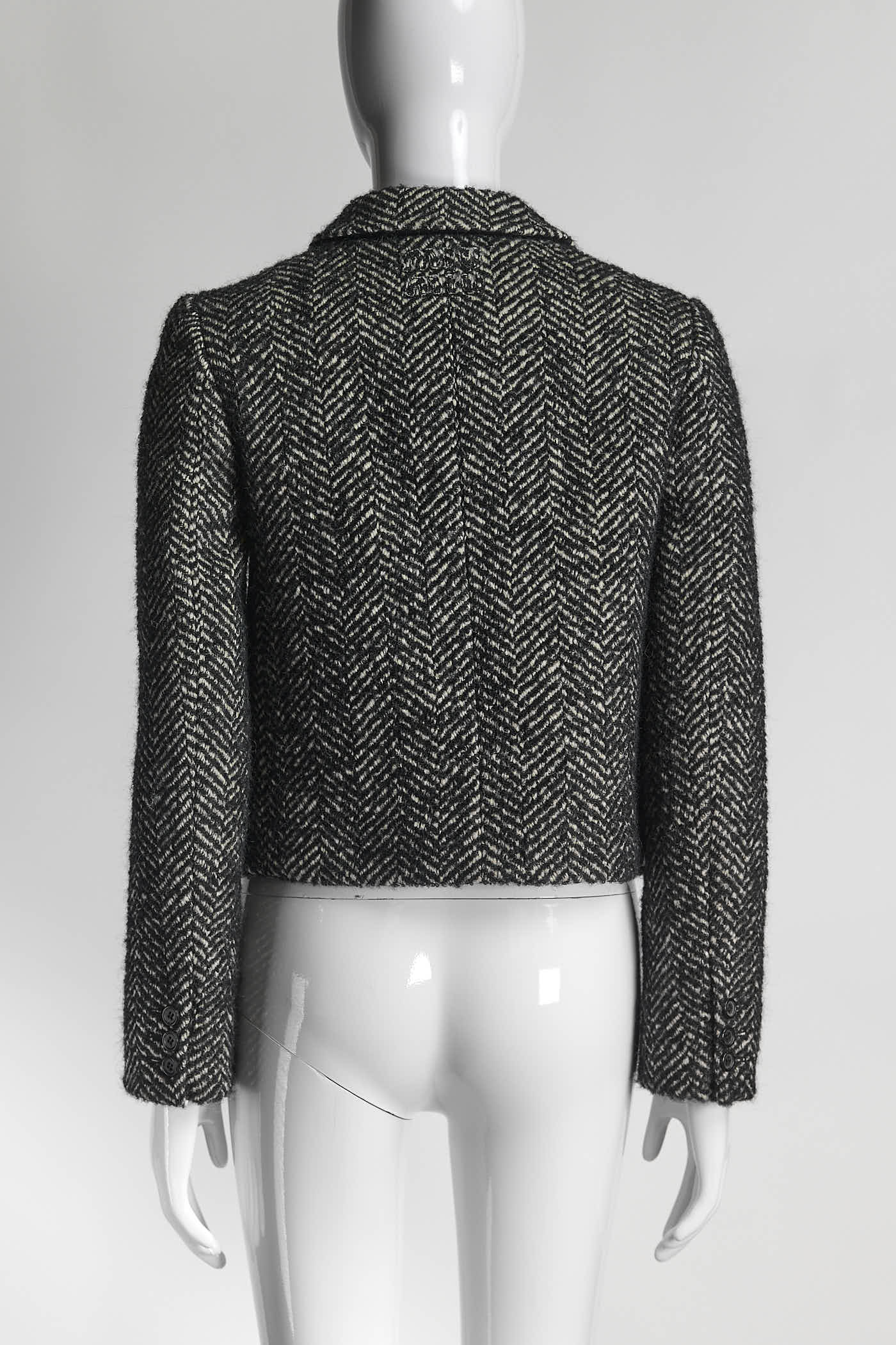 Miu Miu Grey Wool Jacket 38