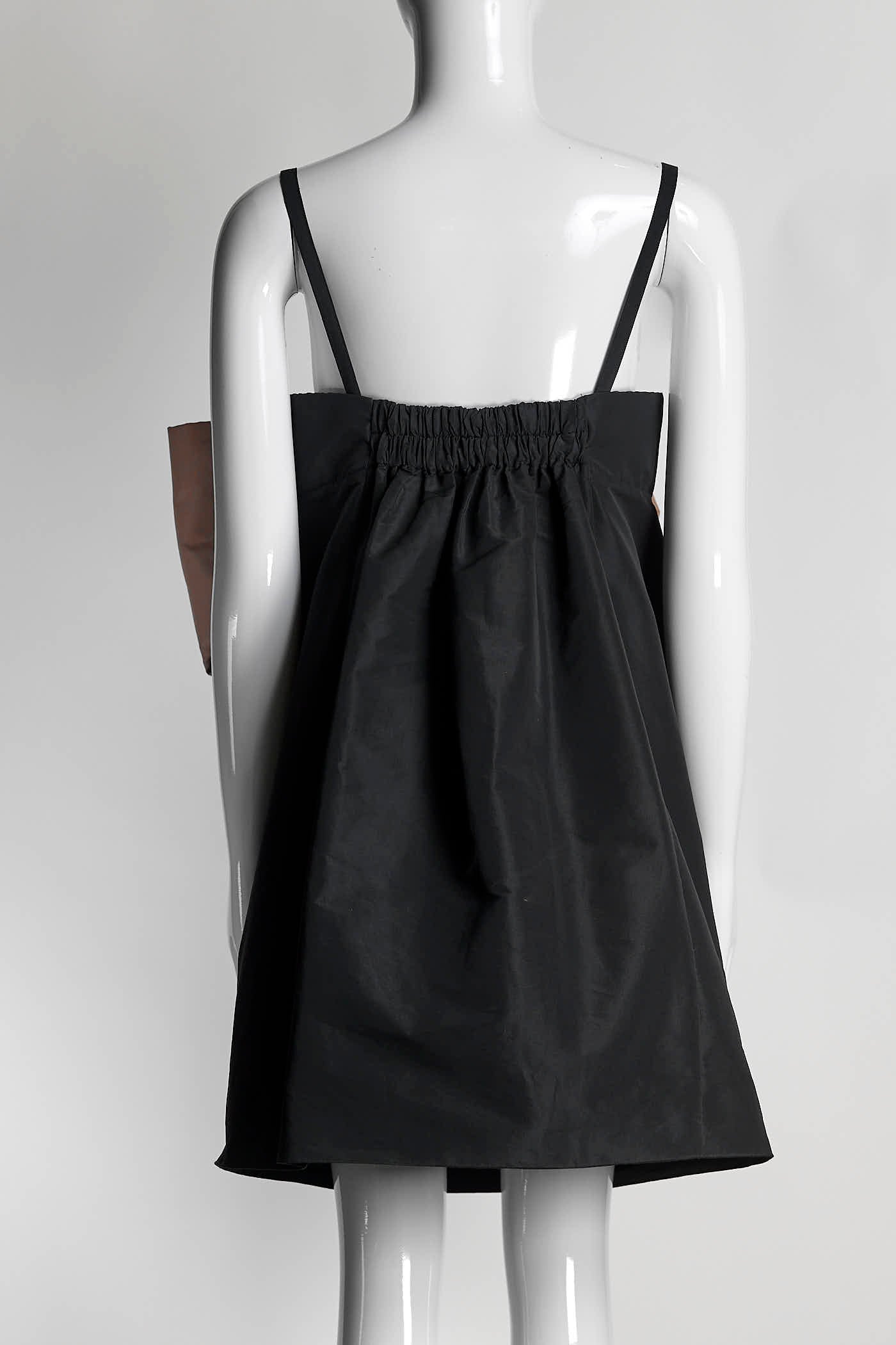 N21 Black Beige Cocktail Dresses with Bow IT44