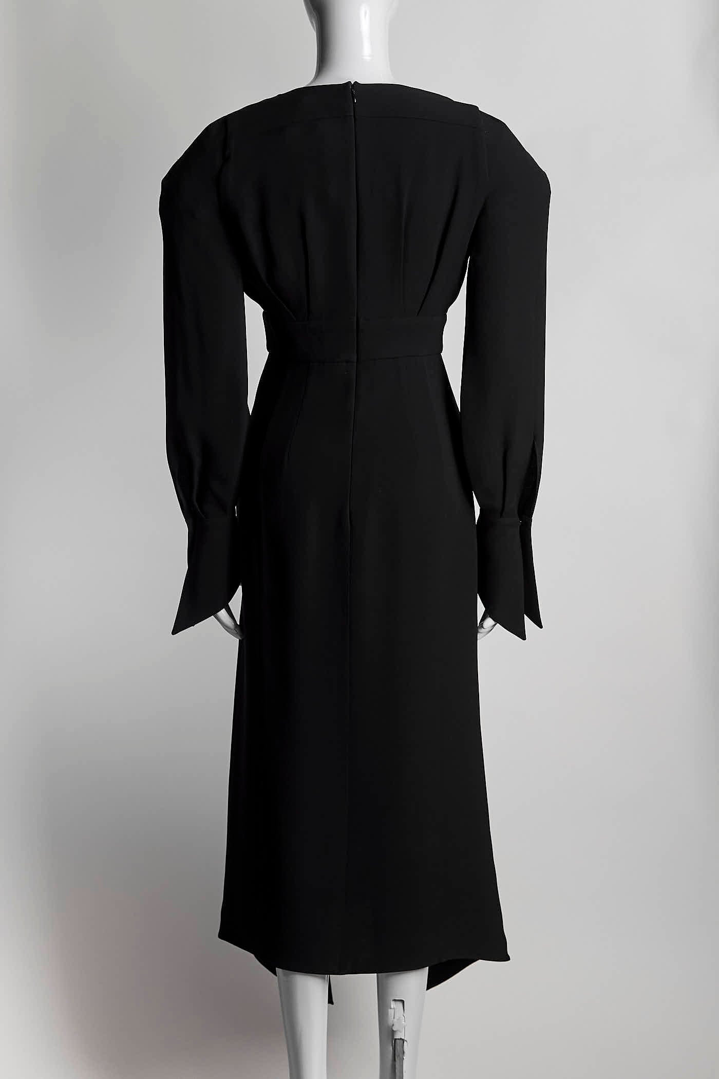 Olivier Theyskens Black Dress 34