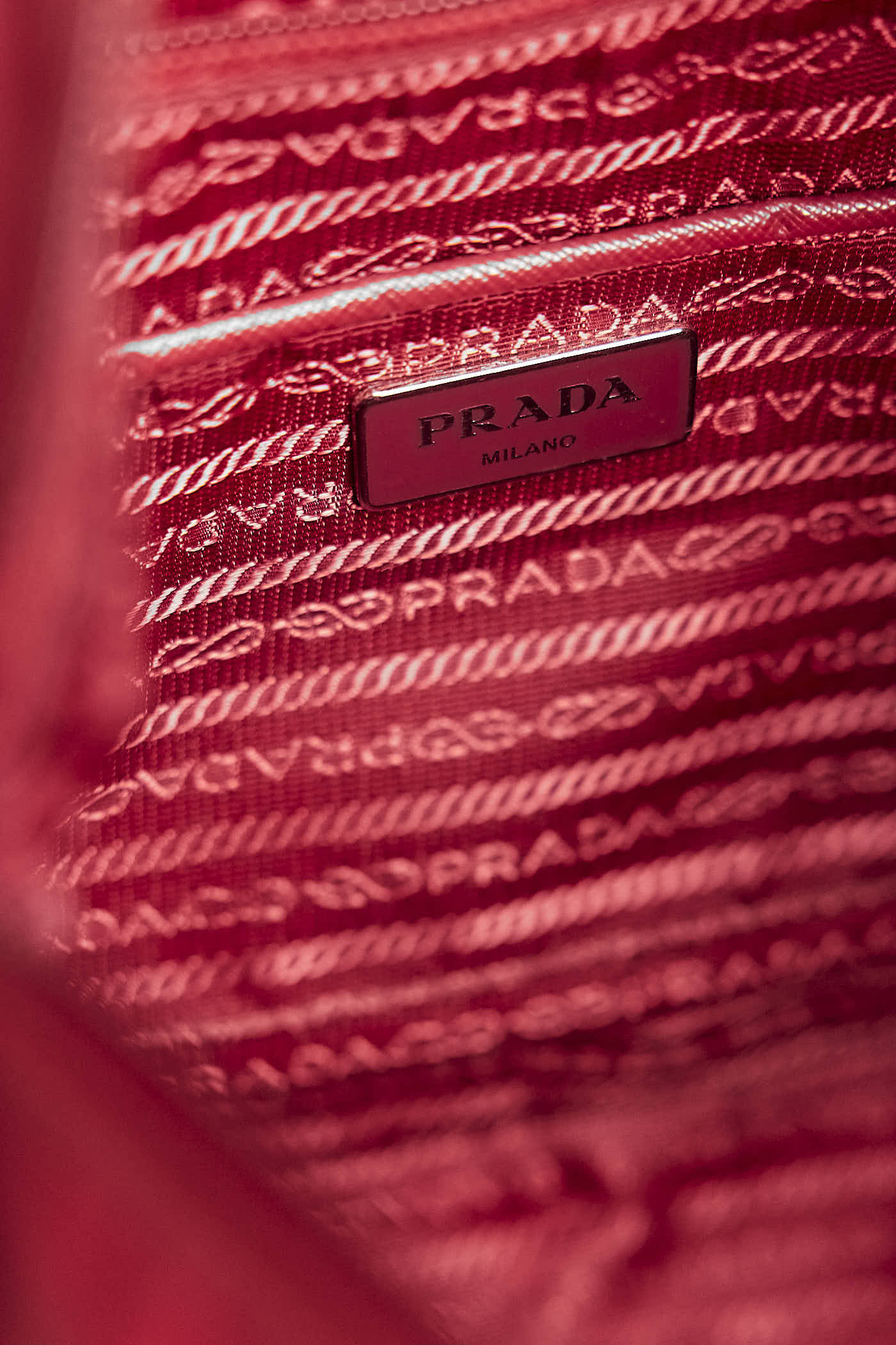 Prada Red Nylon Crossbody Bag