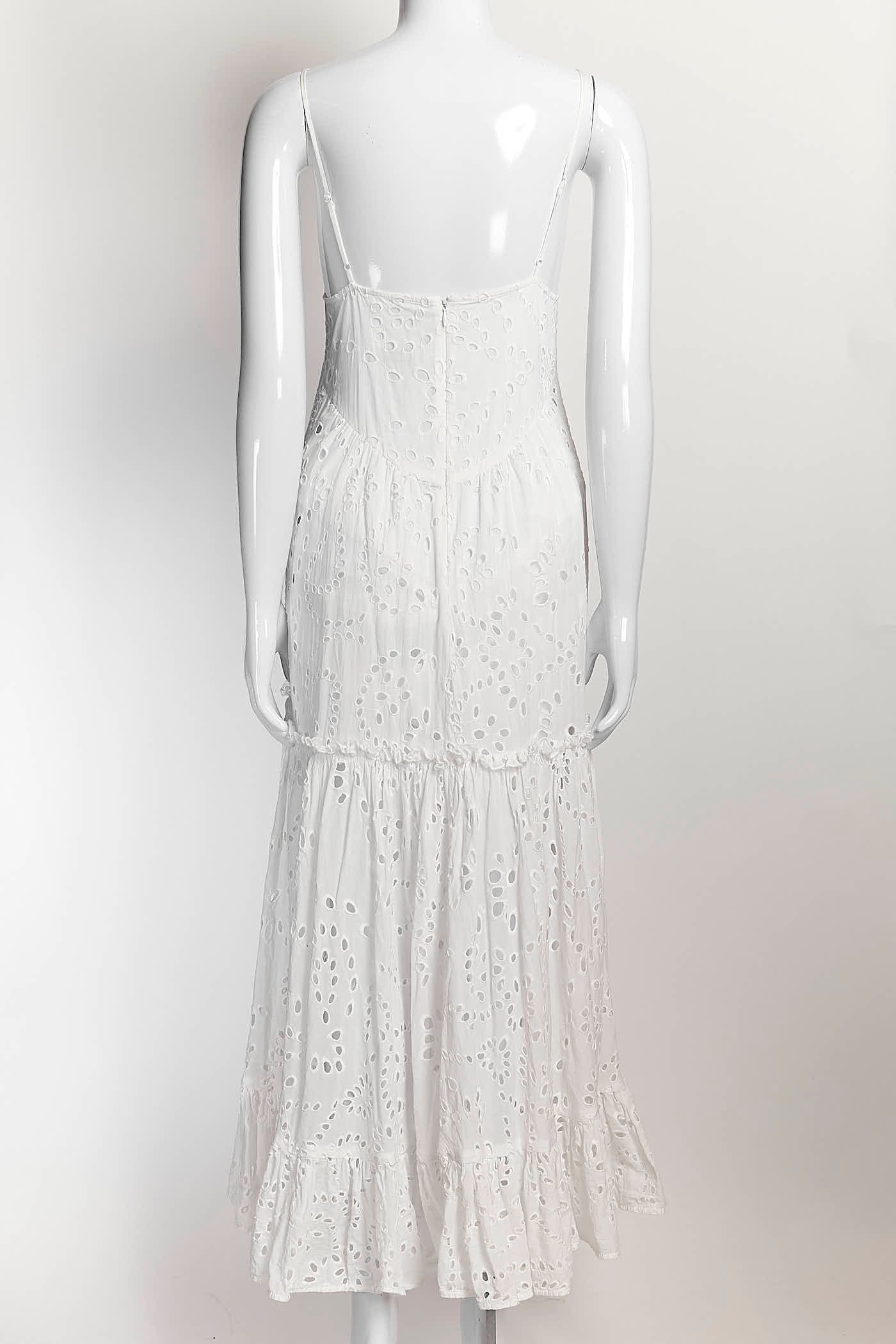Prose & Poetry White Eyelet Dress XS
