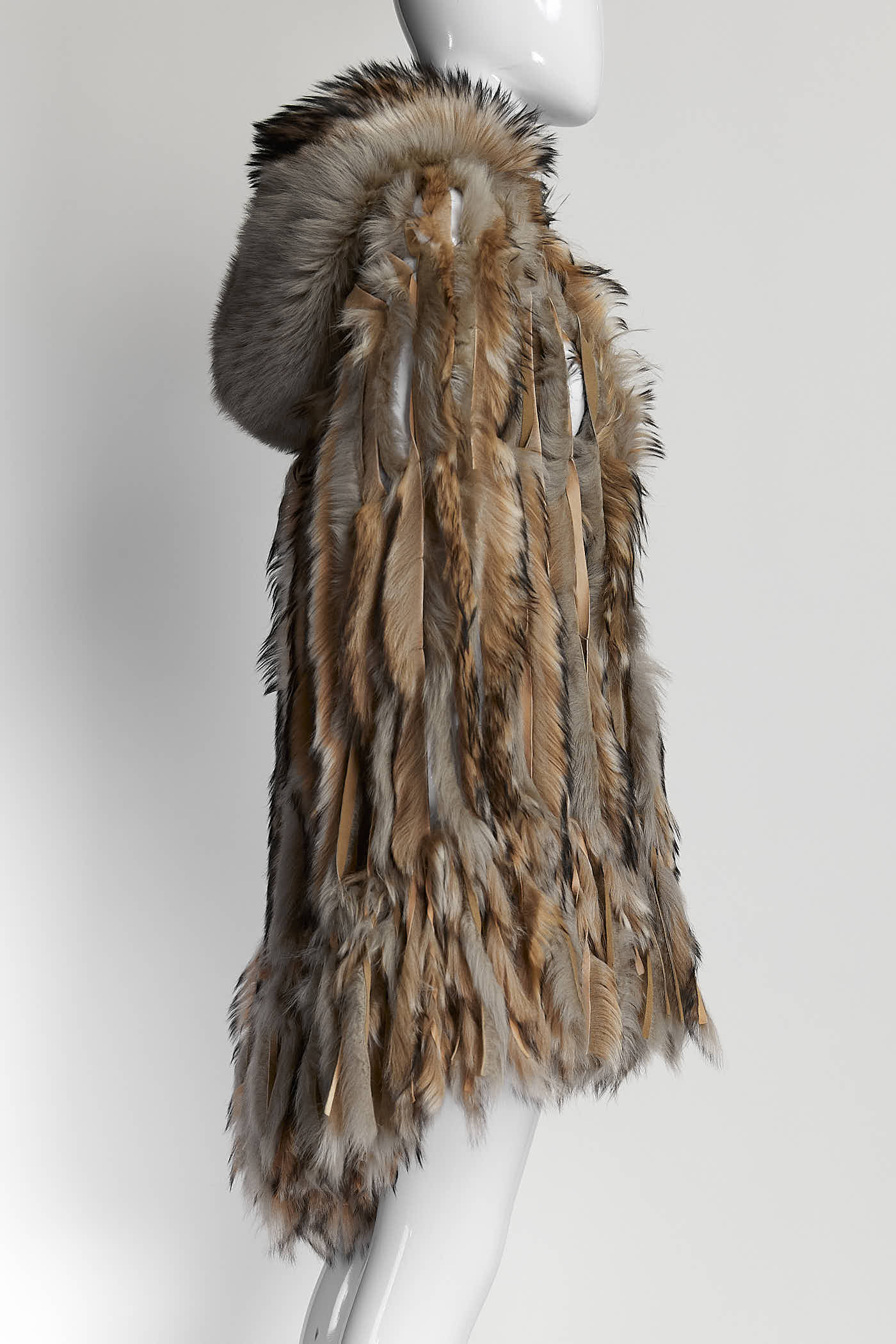 Ralph Lauren Lamb Shearing Poncho M