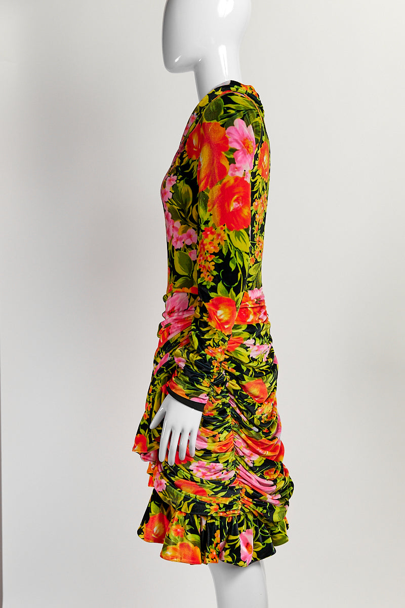 Richard Quinn Bright Floral Dress 12
