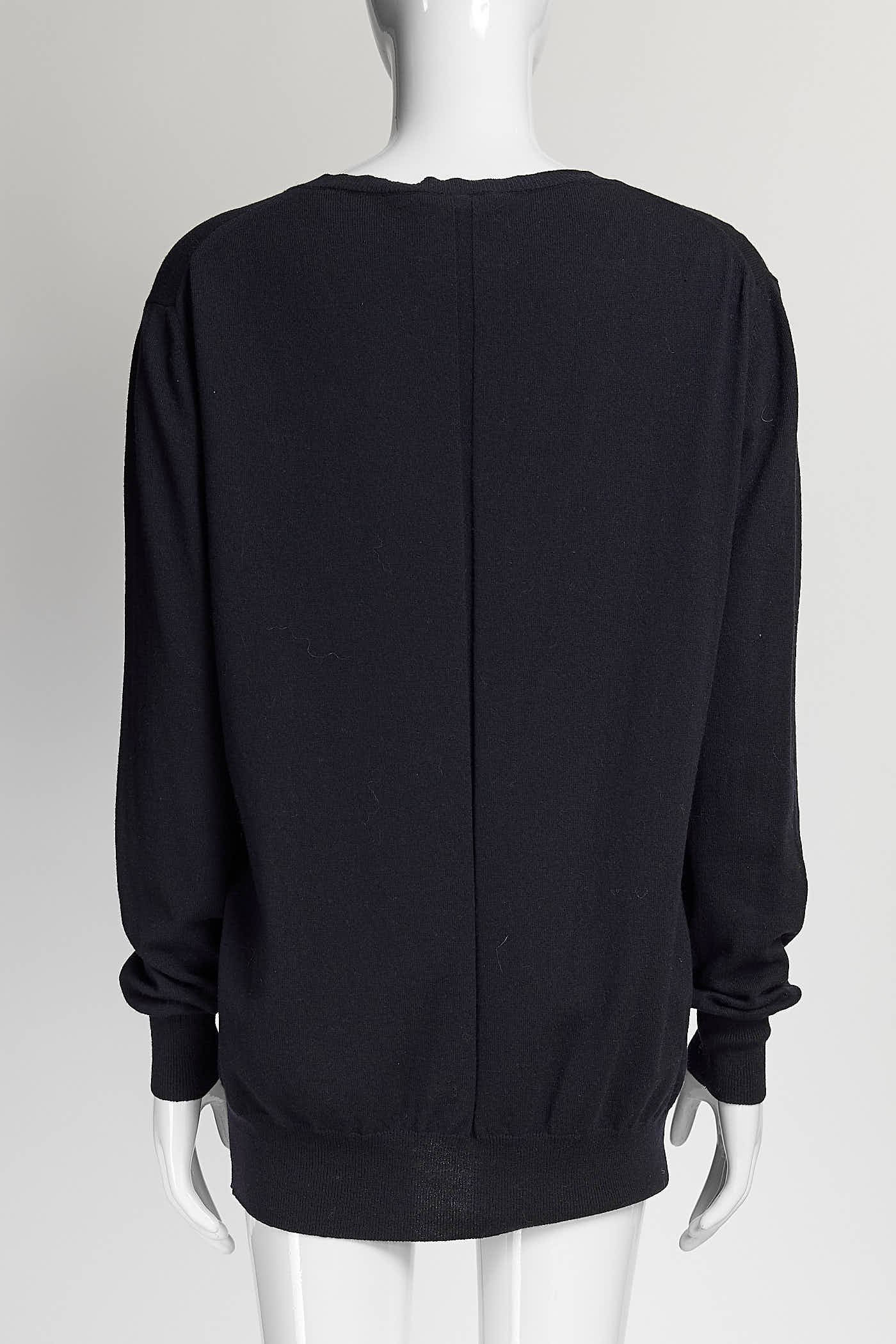 The Row Navy Knit Sweater S