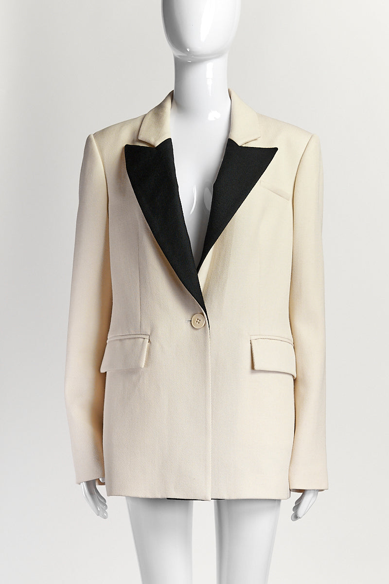 Tibi A-Symmetrical Collared Blazer 0