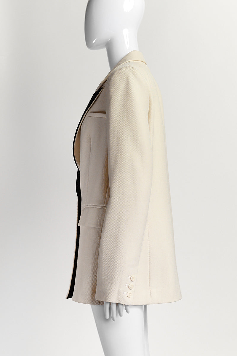 Tibi A-Symmetrical Collared Blazer 0