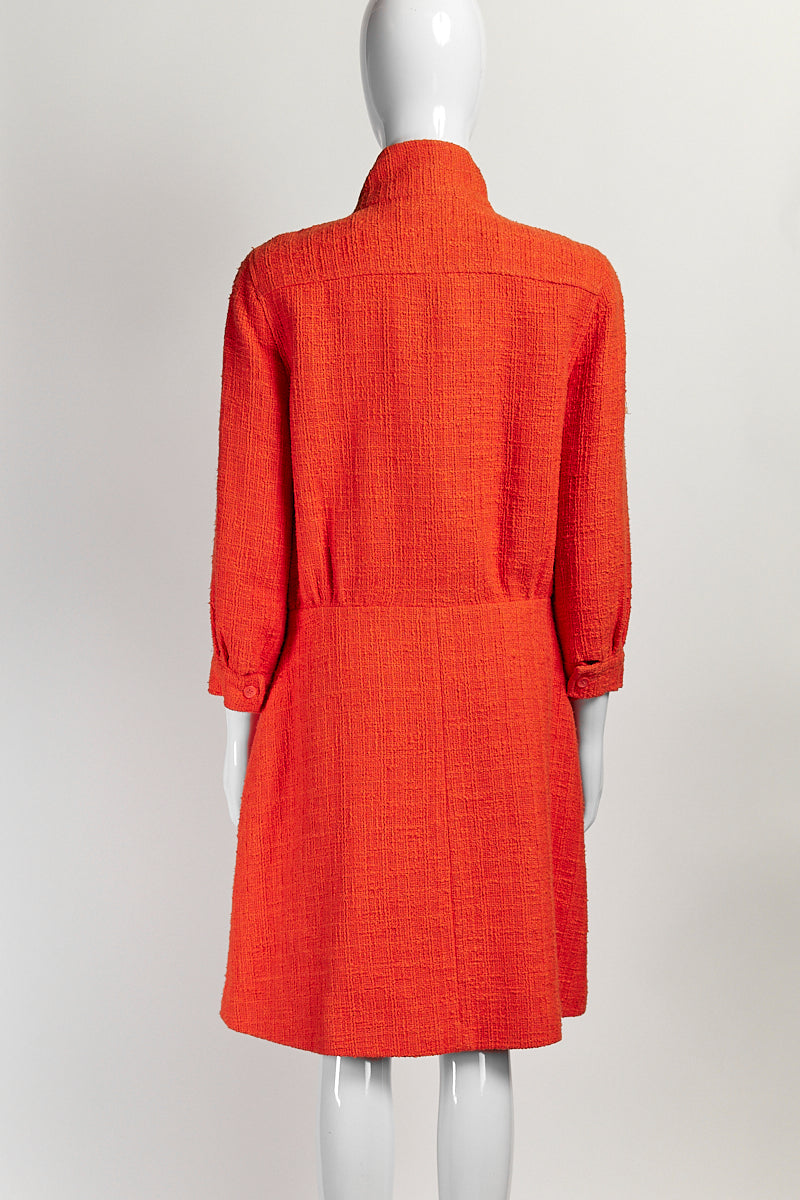 Tibi Red Cotton Dress 6
