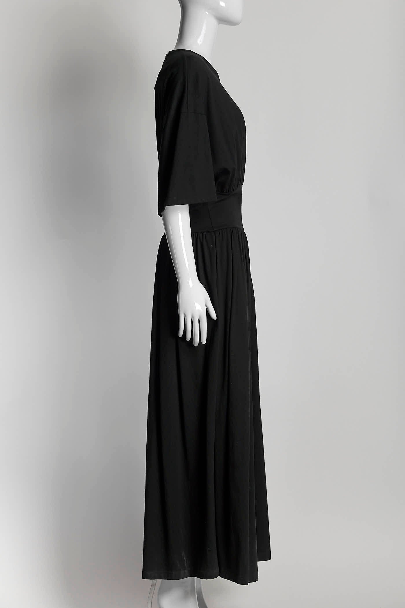 Toteme Black Cotton Tee Dress S