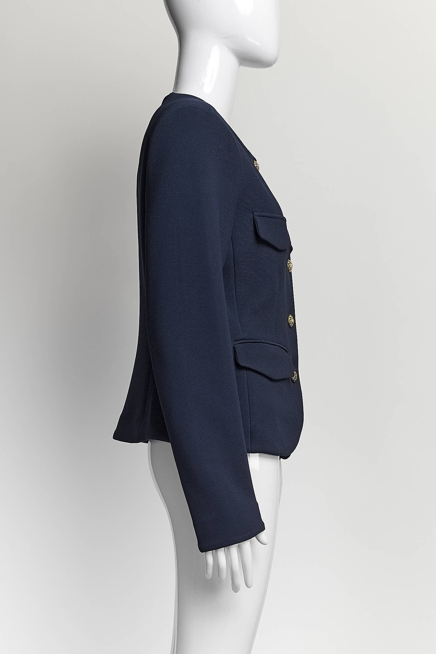 Veronica Beard Navy Jacket with Gold Buttons S