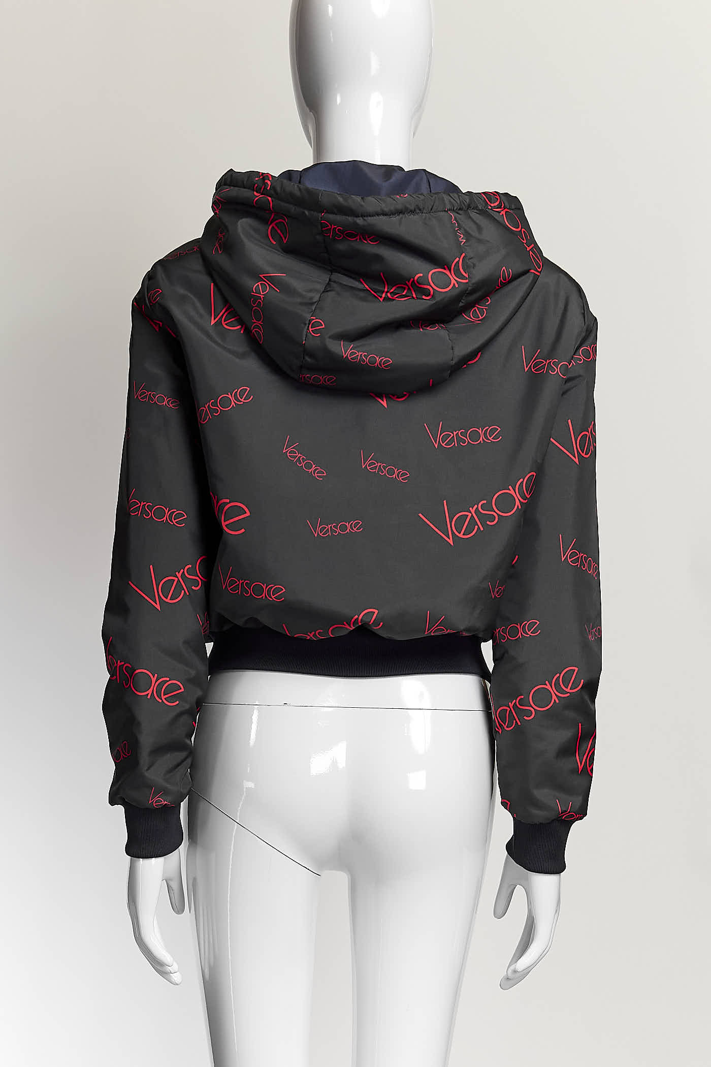 Versace Navy with Red Logo Jacket 36