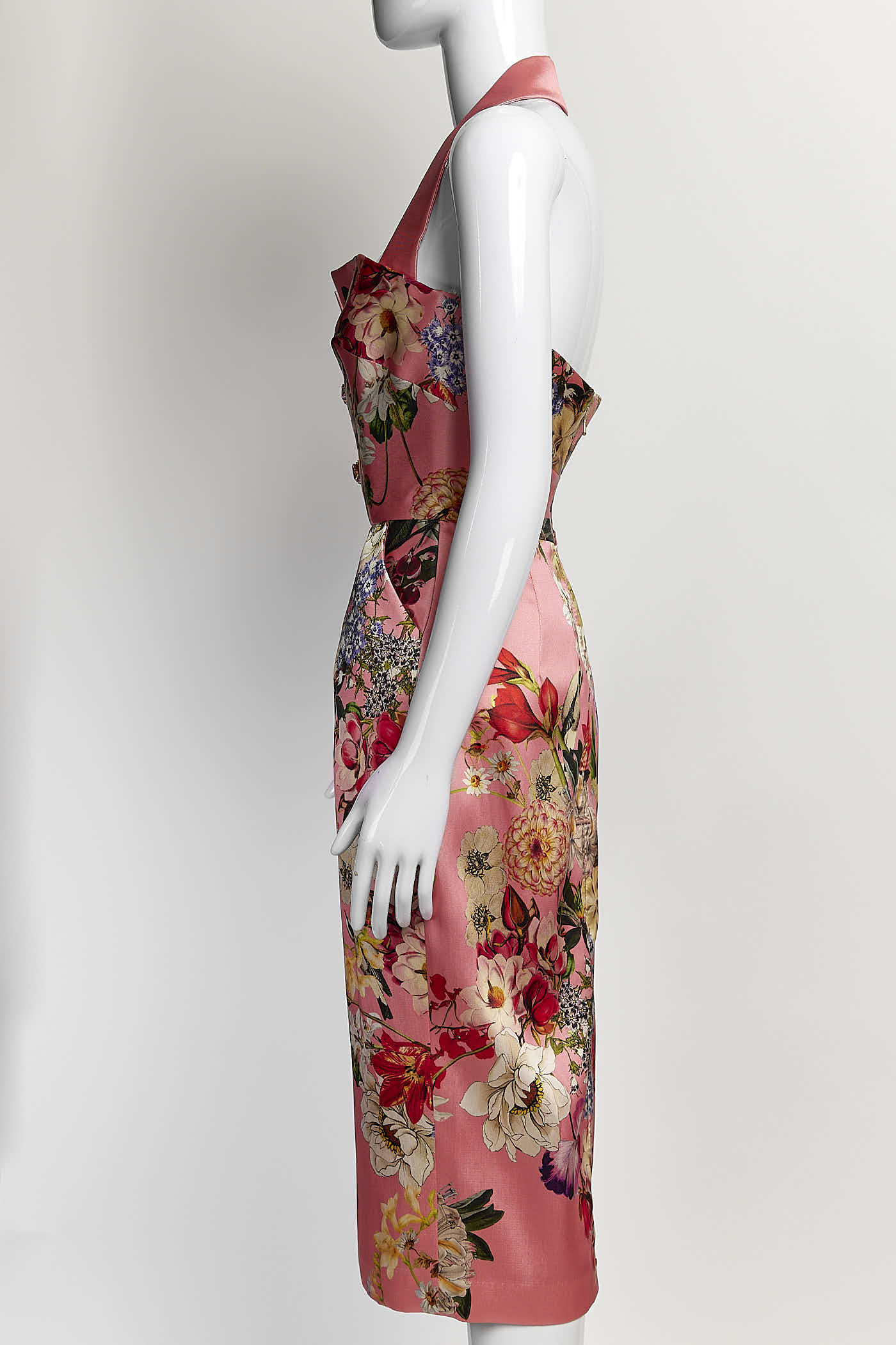 Wayne Clark Pink Floral Printed Dress 4