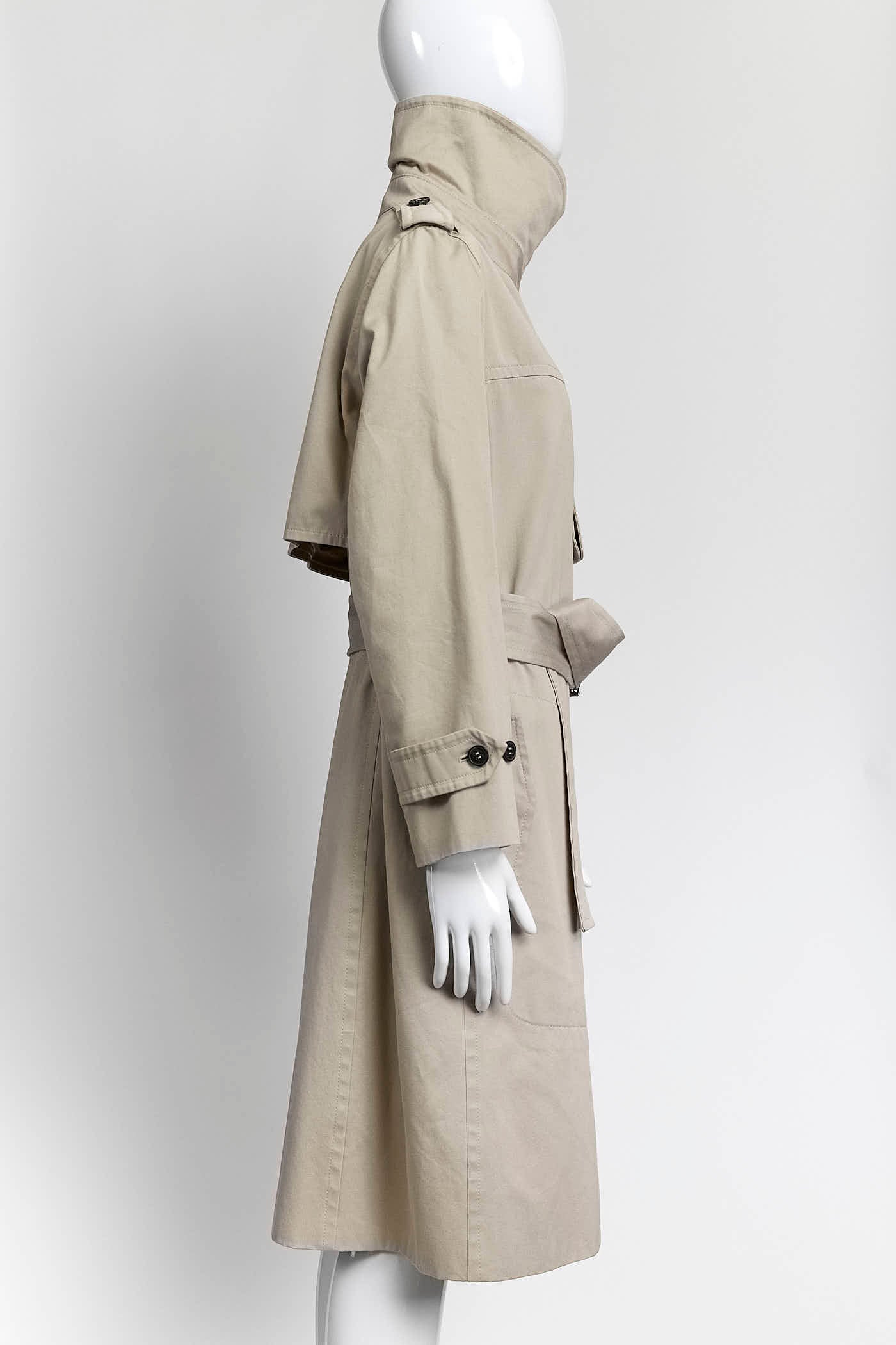 YvesSaint Laurent Beige Trench Coat 40