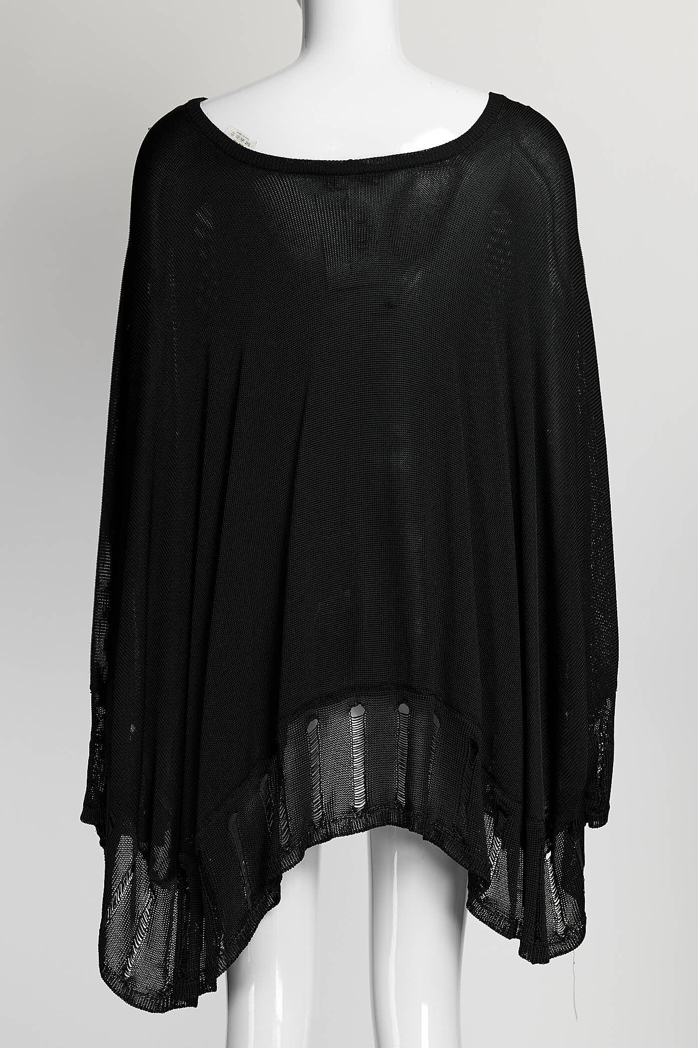 Yves Saint Laurent Black Knit Top M