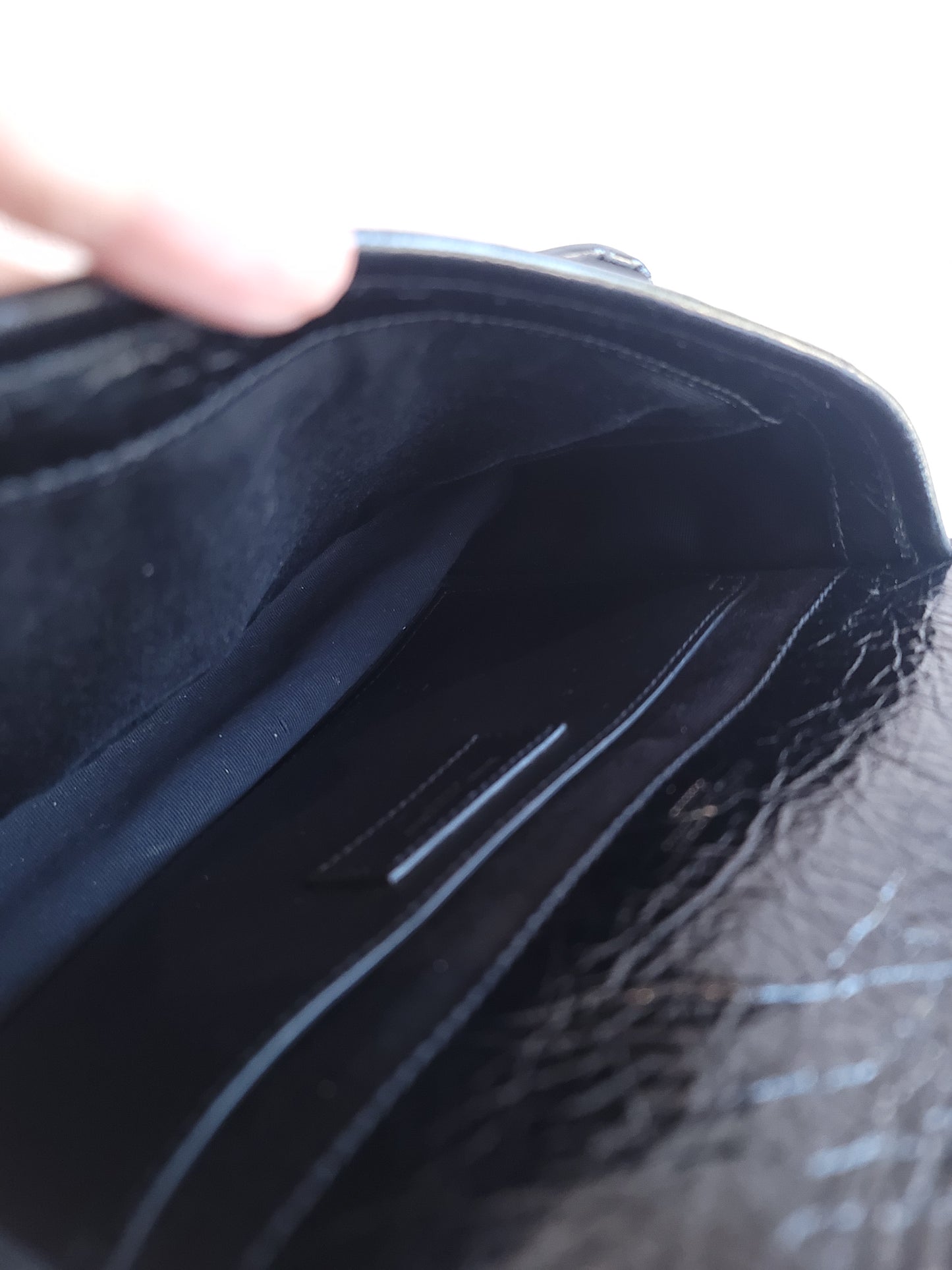 Saint Laurent Niki YSL Monogram Leather Chain Bag