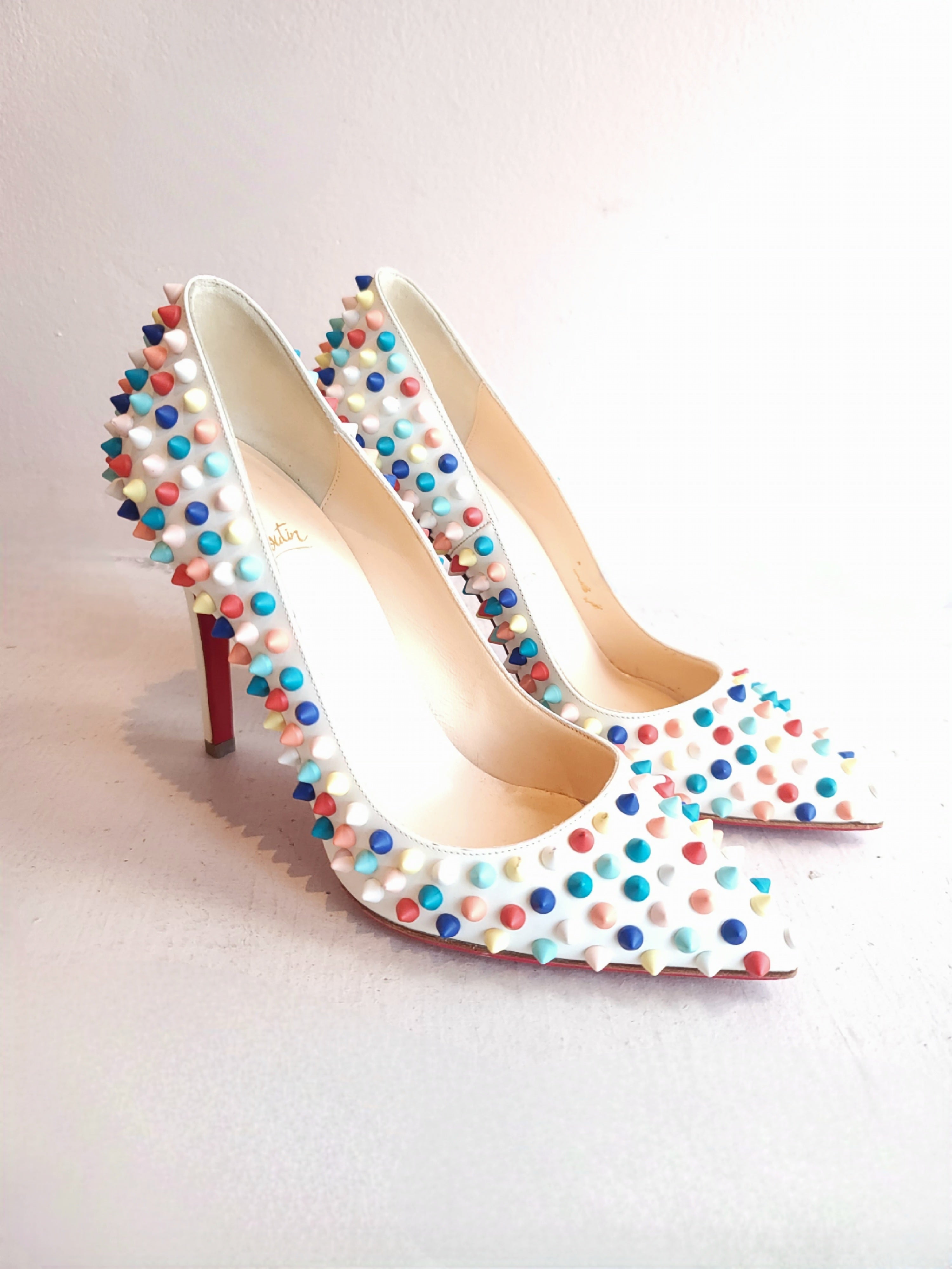 靴 Christian Louboutin/37 2/1 Vieira 2 - Sneakers - Calf leather and laminated calf