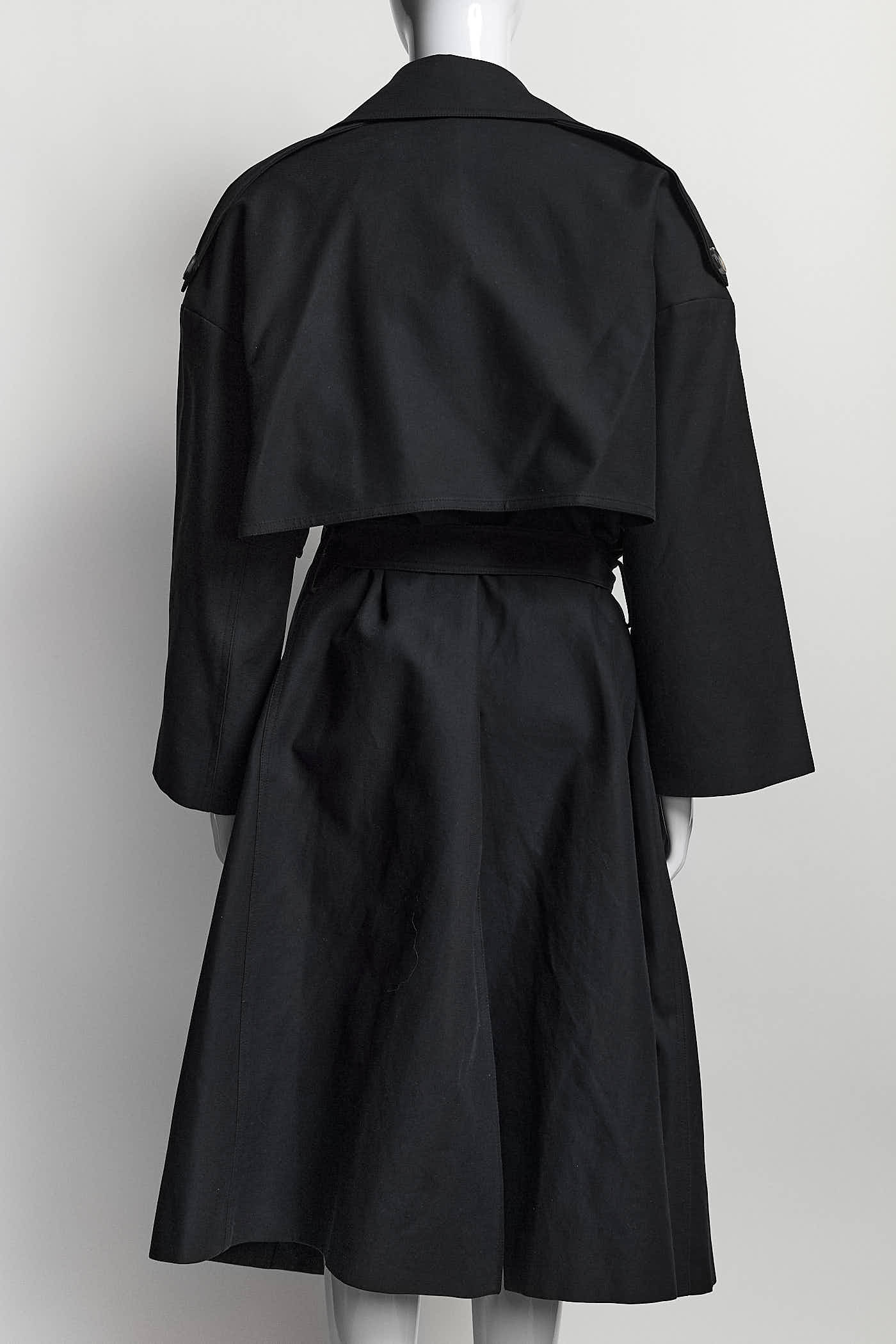 Khaite Black Trench Coat 6
