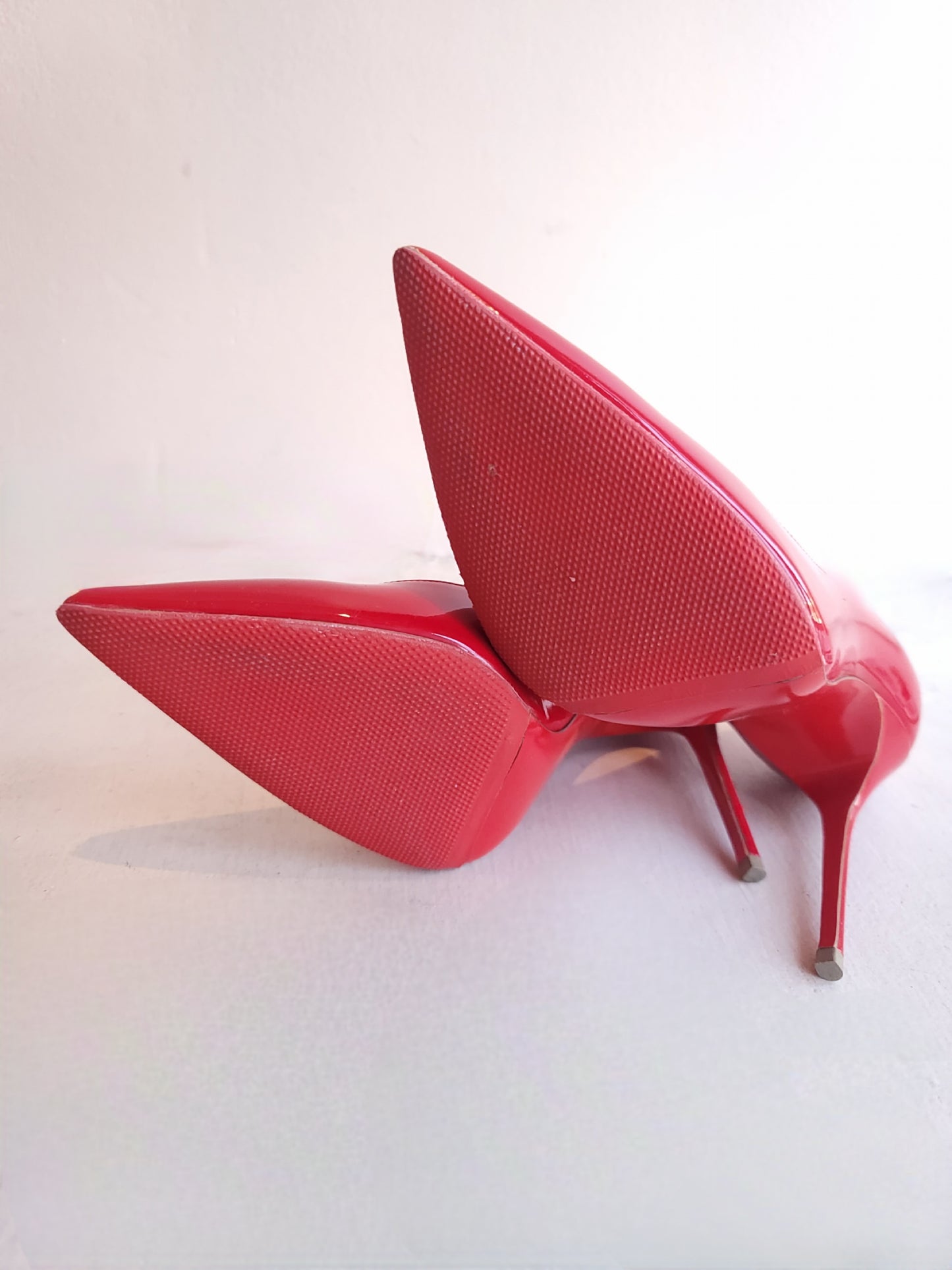 Christian Louboutin Red Patent Leather Heels 37