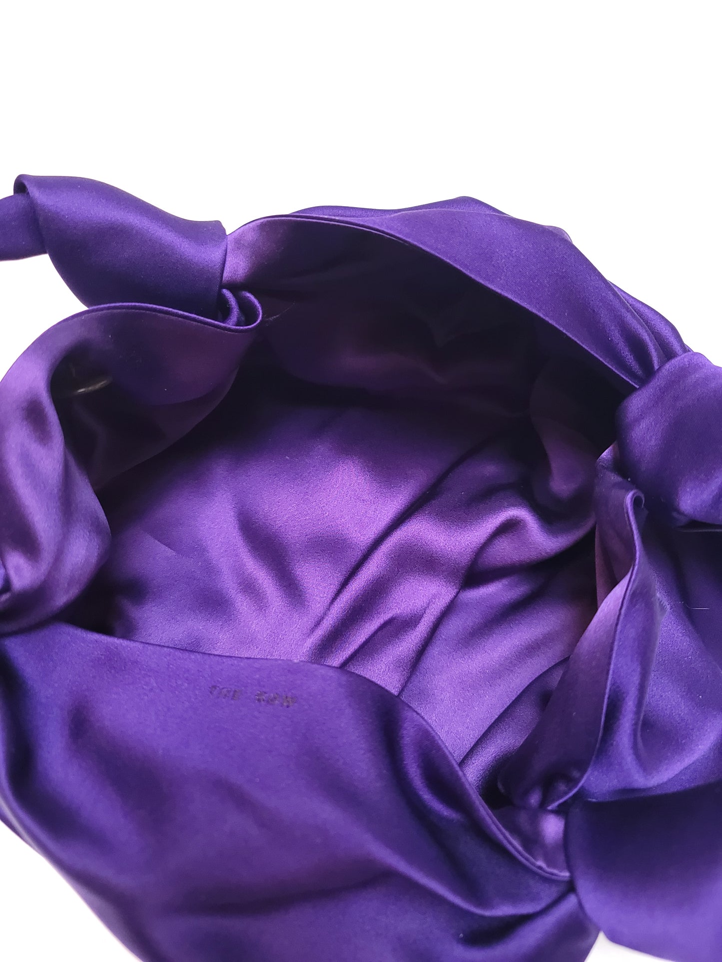 The Row Purple Silk Handbag