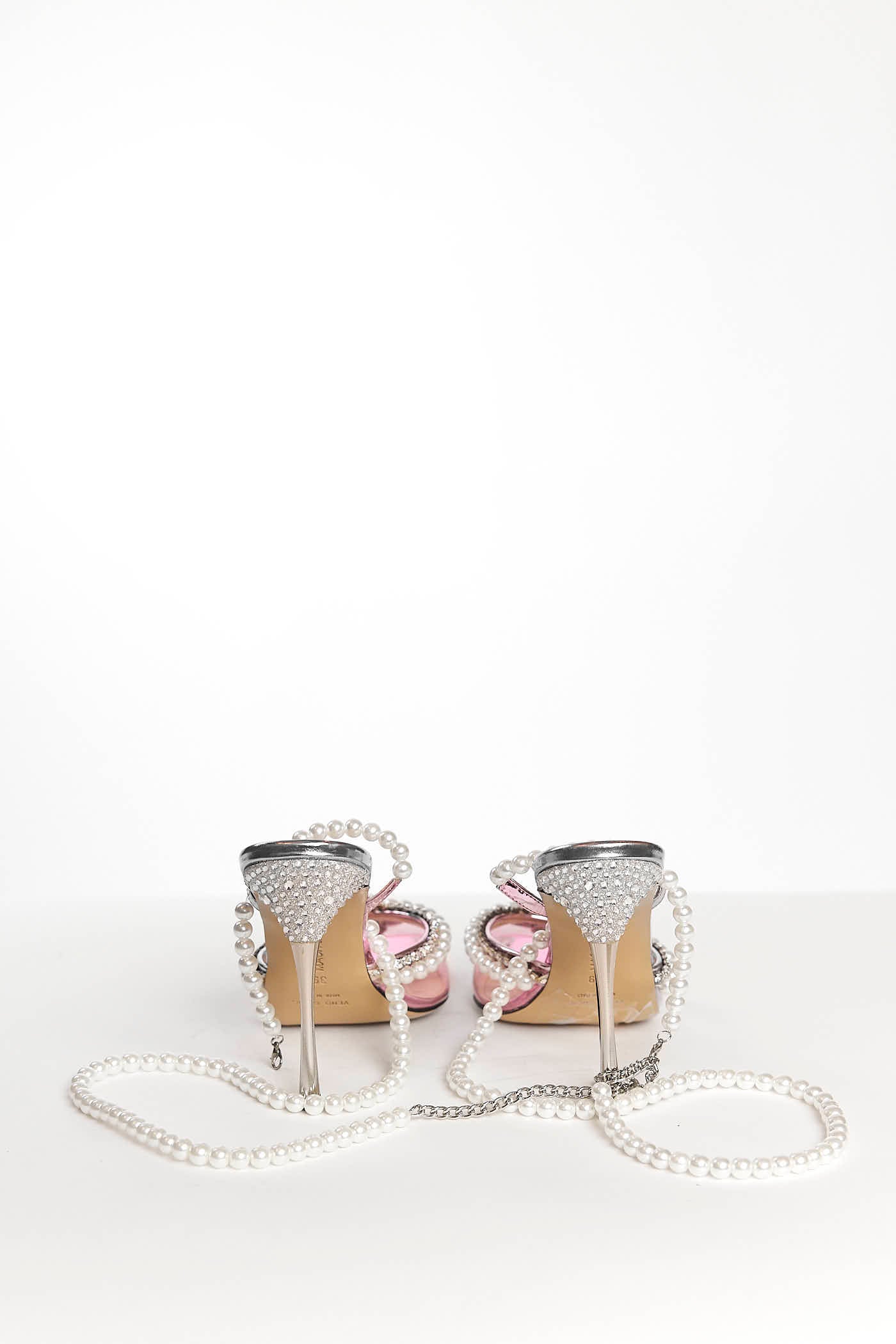 MACH & MACH Diamond of Elizabeth crystal-pearl pumps 39