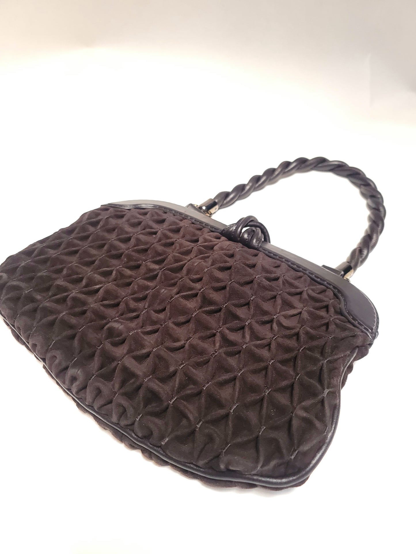 Tod's Brown Suede Shoulder Bag