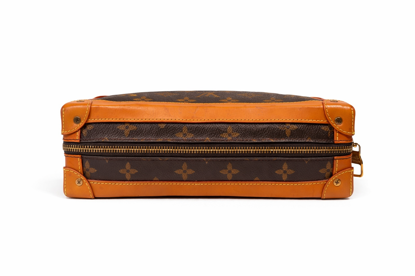 Louis Vuitton Soft Trunk Monogram Gold-tone Brown