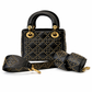 CHRISTIAN DIOR 2017 STUDDED SUPPLE MINI LADY DIOR