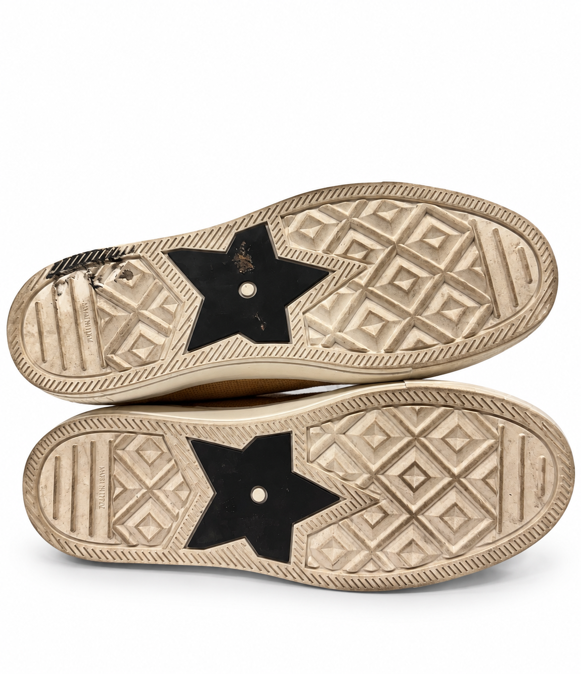 CHRISTIAN DIOR BEIGE JUTE WALK'N'DIOR UNION SNEAKERS - SIZE 37
