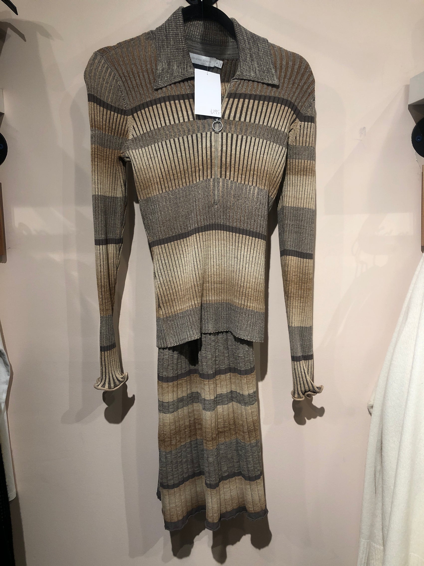 Jonathan Simkhai sweater & skirt set