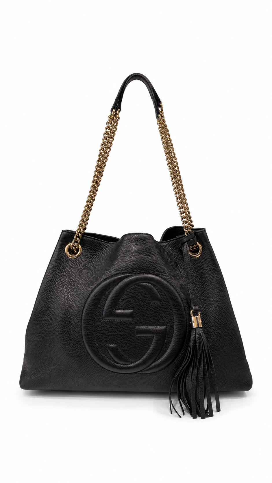 Gucci Black Leather Soho Bag