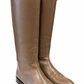 HERMES JUMPING BOOTS - BEIGE/ETOUPE  - SIZE 38.5