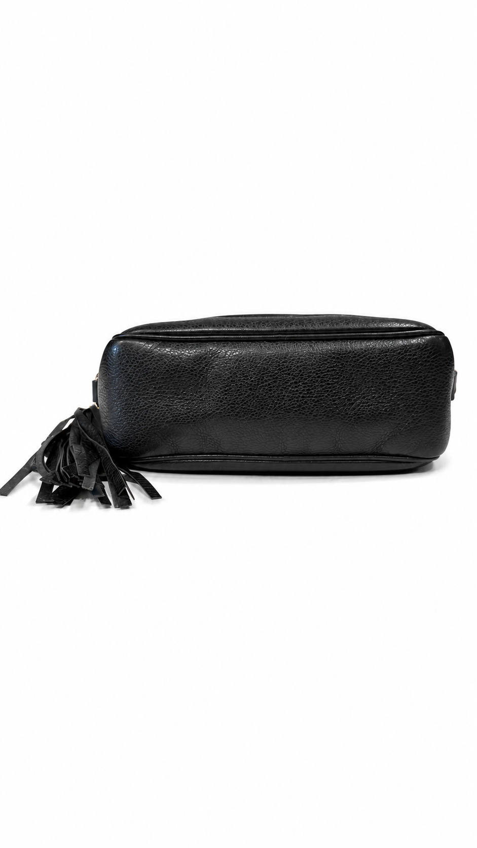 gucci black soho small leather disco bag