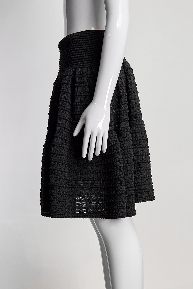 Alaia Black Textured