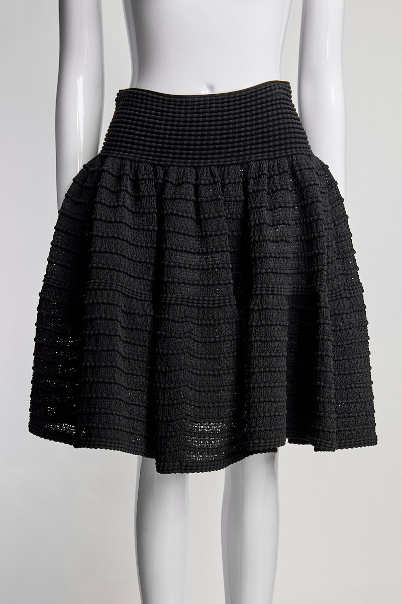 Alaia Black Textured