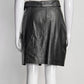 Isabel Marant Leather Mini Skirt with Buckle