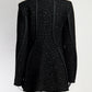 Celine Black Structured Wool Jacket FR38 IT42