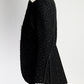 Celine Black Structured Wool Jacket FR38 IT42