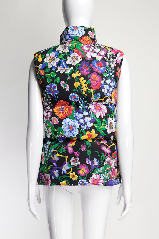 Gucci x The North Face Floral Puffer Vest XS