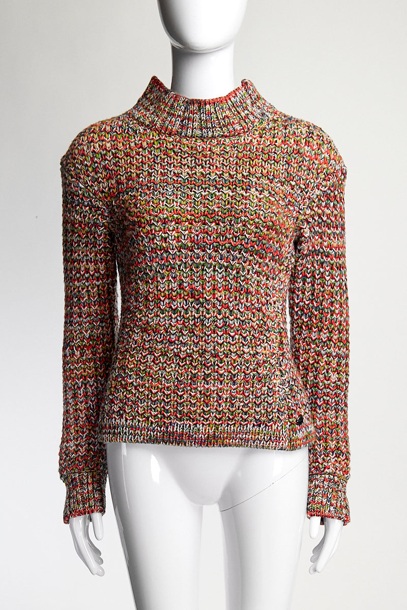 Chanel Multi Colored Sweater IT40 FR36