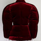 Dries Van Noten Maroon Velvet Puffer