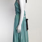 Chloe Teal Cutout Dress with Jewel Details IT40 FR36