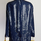 Emilio Pucci Sequin Top with Accent Sleeve IT42 FR38