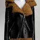 Rokh Shearling Zip-Up Jacket FR38 IT42