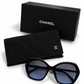 Chanel butterfly sunglasses with Chain Detail