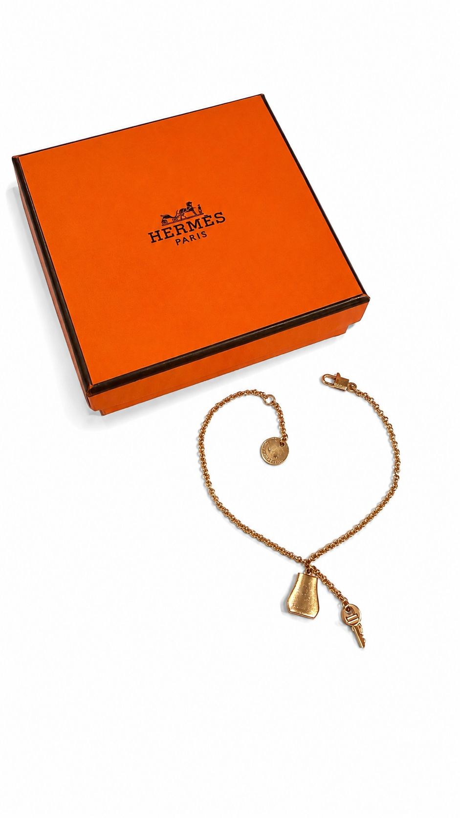 hermes 18k kelly clochette bracelet