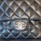 Chanel Caviar Double Flap Silver Hardware
