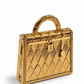 Hermès Curiosite Kelly Bag Pendant Top Charm Gold Plated